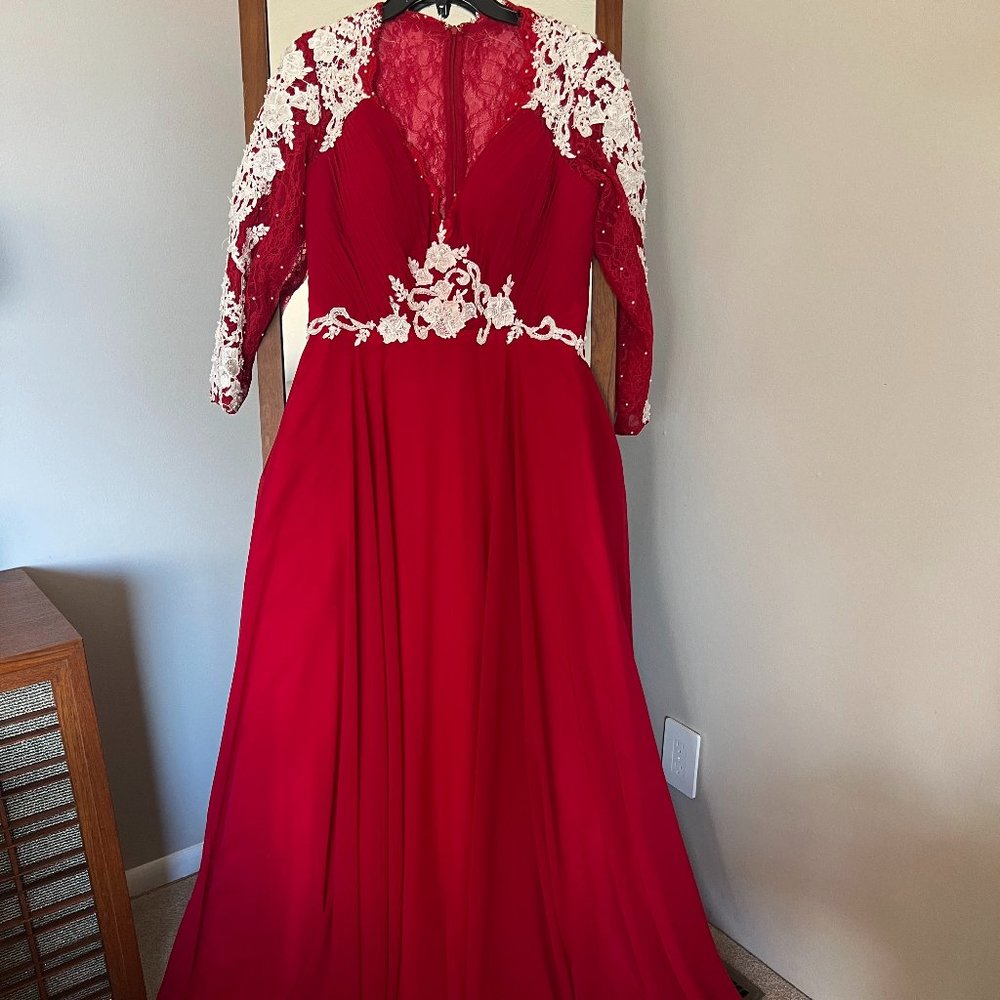Red Bridess Dress
